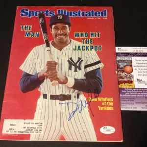 Dave Winfield Yankees 1981 Sports Illustrated Magazine Mag Signed Auto JSA COA
