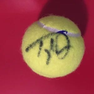 Taylor Dent Wilson Tennis Ball Signed Auto
