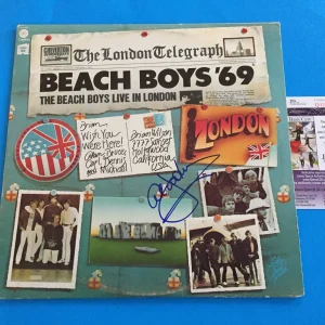 Al Jardine The Beach Boys Signed Auto 12" Vinyl Record Album JSA COA
