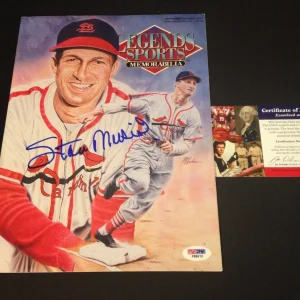 Stan The Man Musial 1994 LEGENDS SPORTS Magazine Signed PSA/DNA COA

