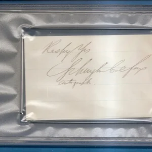 Schuyler Colfax 17th VP Ulysses S. Grant Signed Auto PSA/DNA Slabbed Cut
