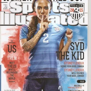Alex Morgan Soccer Team USA World Cup Magazine Mag Newstand Edition
