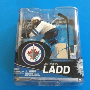 Andrew Ladd Winnipeq Jets Signed Auto McFarlane Action Figure Figurine COA
