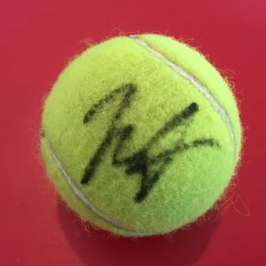 John Isner USA Tennis Penn Coach Ball Signed Auto
