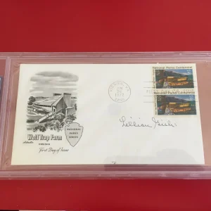 Lilian Gish Silent Film Star First Day Cover Signed Auto PSA/DNA
