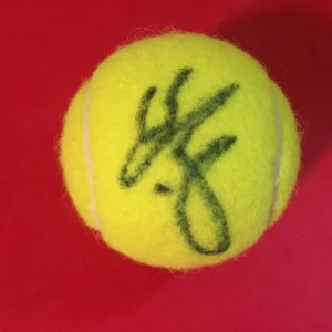 Kimiko Date-Krumm Japan Wilson Tennis Ball Signed Auto
