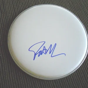 Pat Patrick Monahan Train Autographed Signed 10" DRUMHEAD Guaranteed