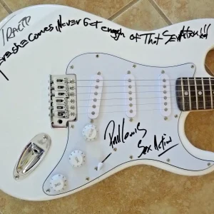 La Guns Tracii & Phil Signed Autographed Guitar Sex Action Lyrics Guaranteed