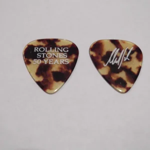 Rolling Stones 2013 Signature MIck Taylor 50 Years Guitar Pick Tortoise / White