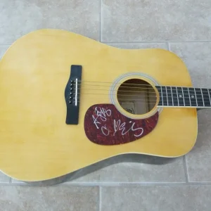 Eli Young Band All 4 Signed Autographed Acoustic Guitar Guaranteed

