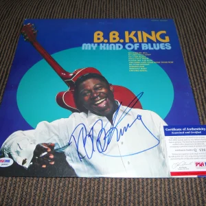 BB King Blues IP Signed Autographed My Kind Of Blues Album LP PSA Certified
