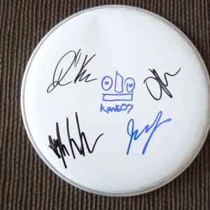 The Kongos Band Autographed Signed 10" DRUMHEAD W/ Sketch Guaranteed #1
