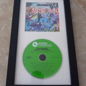 Zombies Odessey & Oracle Autographed Signed CD Framed Display Guaranteed
