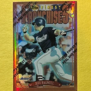 1996 TOPPS FINEST JEFF BAGWELL FINEST FRANCHISES #299 ASTROS HOF