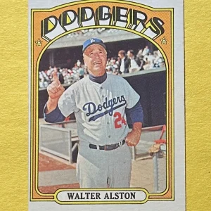 1972 TOPPS WALTER ALSTON #749 DODGERS