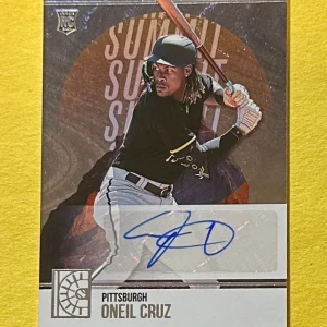 2022 PANINI CAPSTONE ONEIL CRUZ ROOKIE AUTO #SS-OC PIRATES POSSIBLE AUTO ERROR?
