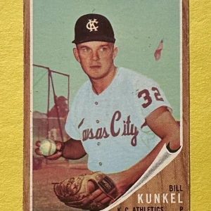 1962 TOPPS BILL KUNKEL VARIATION #147 ATHLETICS
