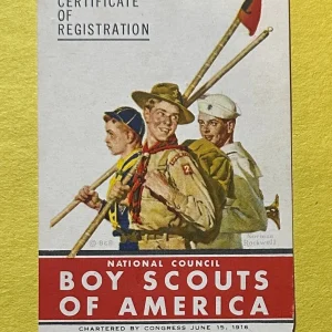 1947 VINTAGE BOY SCOUTS OF AMERICA IDENTIFICATION CARD
