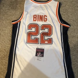 SYRACUSE ORANGE- DAVE BING SIGNED AUTOGRAPH JERSEY JSA COA NBA HOF
