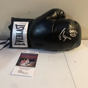 DELANTE TIGER JOHNSON SIGNED AUTOGRAPH EVERLAST BOXING GLOVE JSA COA US OLYMPIAN
