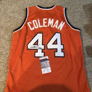 SYRACUSE ORANGE- DERRICK COLEMAN SIGNED AUTOGRAPH JERSEY JSA COA CUSE
