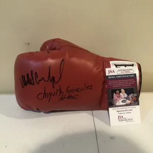 MICHAEL CARBAJAL CHIQUITA GONZALEZ SIGNED AUTOGRAPH BOXING GLOVE JSA COA HOF