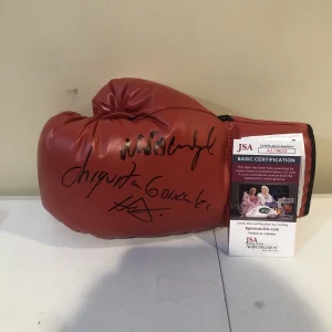 MICHAEL CARBAJAL CHIQUITA GONZALEZ SIGNED AUTOGRAPH BOXING GLOVE JSA COA HOF
