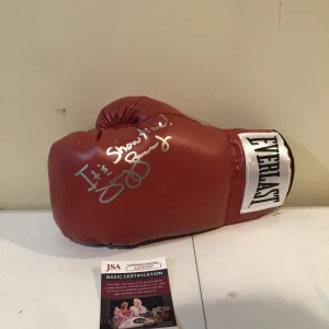 JIMMY LENNON JR SIGNED AUTOGRAPH EVERLAST BOXING GLOVE JSA COA ITS SHOWTIME
