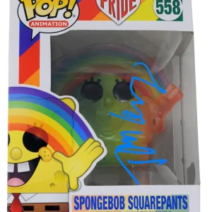 Tom Kenny Signed Funko Pop Spongebob Squarepants #558 Autograph Beckett COA