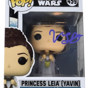 Vivien Lyra Blair Signed Funko Pop Princess Leia Star Wars Obi-Wan Beckett COA
