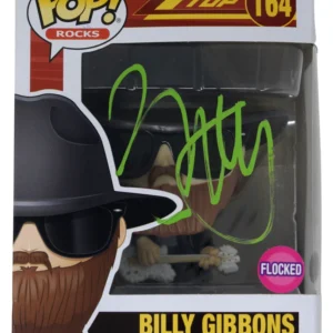 Billy Gibbons Signed Autograph Funko Pop ZZ Top #164 PSA/DNA COA
