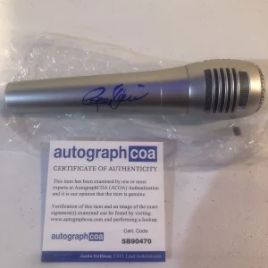 RECE DAVIS SIGNED AUTOGRAPH MICROPHONE ACOA ESPN ANNOUNCER COLLEGE GAMEDAY
