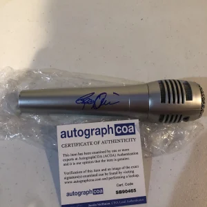 RECE DAVIS SIGNED AUTOGRAPH MICROPHONE ACOA ESPN ANNOUNCER COLLEGE GAMEDAY
