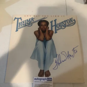 THELMA HOUSTON SIGNED AUTOGRAPH VINYL ALBUM ACOA ANY WAY YOU LIKE IT RECORD