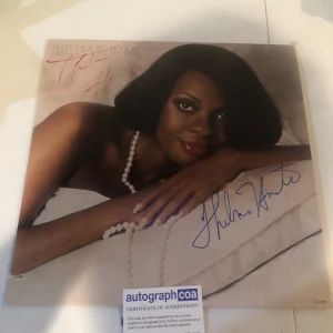 THELMA HOUSTON SIGNED AUTOGRAPH VINYL ALBUM ACOA THE DEVIL IN ME RECORD