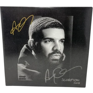 Drake Signed Autograph Scorpion Vinyl Record Album Aubrey Graham Rapper ACOA COA
