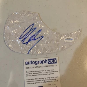 GEORGE BIRGE COUNTRY STAR SIGNED AUTOGRAPH ACOUSTIC GUITAR PICKGUARD ACOA
