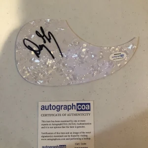 DOUG GRAY MARSHALL TUCKER BAND SIGNED AUTOGRAPH ACOUSTIC GUITAR PICKGUARD ACOA