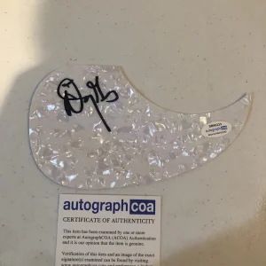 DOUG GRAY MARSHALL TUCKER BAND SIGNED AUTOGRAPH ACOUSTIC GUITAR PICKGUARD ACOA