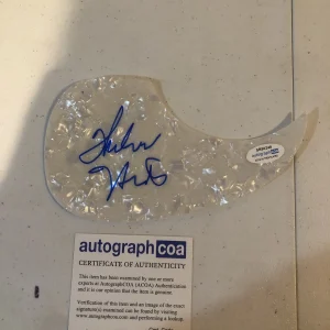 THELMA HOUSTON SIGNED AUTOGRAPH ACOUSTIC GUITAR PICKGUARD ACOA MOTOWN BLUES SOUL