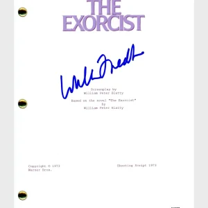William Friedkin Signed Autographed The Exorcist Movie Script ACOA COA
