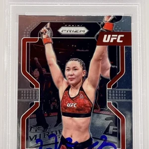 Yan Xiaonan Signed Auto 2022 Prizm UFC Base Card PSA/DNA Slabbed
