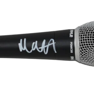 Matty Healy The 1975 Signed Autograph Microphone Band Singer Matthew ACOA COA
