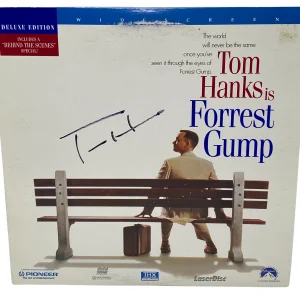 Tom Hanks Signed Autograph Forrest Gump Movie Laserdisc Cover ACOA COA