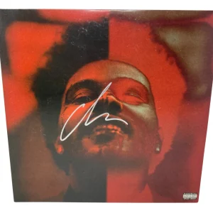 The Weeknd Signed Autograph After Hours Deluxe 2LP Vinyl Record Album ACOA COA