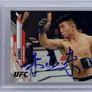 Song Yadong Signed Autographed 2020 Topps Rookie Card UFC China PSA/DNA Slabbed