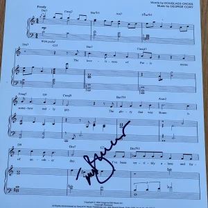 TONY BENNETT SIGNED AUTOGRAPH SHEET MUSIC LEFT HEART SAN FRANCISCO COA BAS X1
