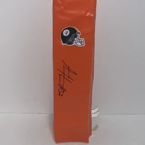 ALEX HIGHSMITH SIGNED PITTSBURGH STEELERS TOUCHDOWN PYLON PROOF FOOTBALL