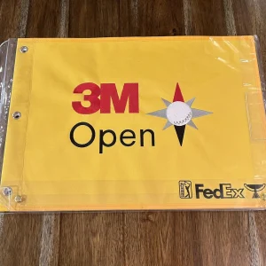 3M Open TPC Twins Cities PGA Official Merchandise Yellow Pin Flag Golf Brand New
