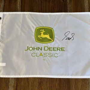 Sepp Straka Signed Autograph John Deere Classic 2023 Winner Pin Flag PGA PROOF